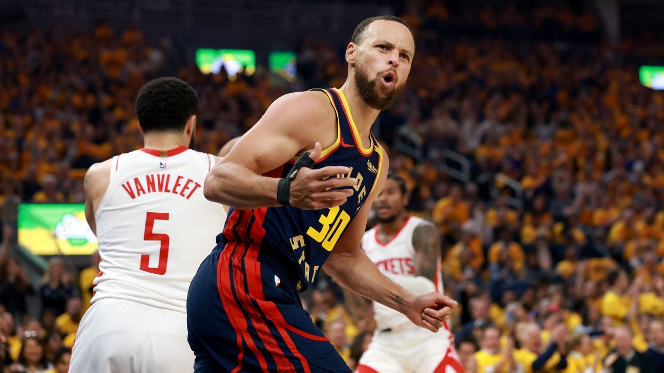2025 NBA playoffs: Live updates, highlights from Warriors-Rockets, Wolves-Lakers