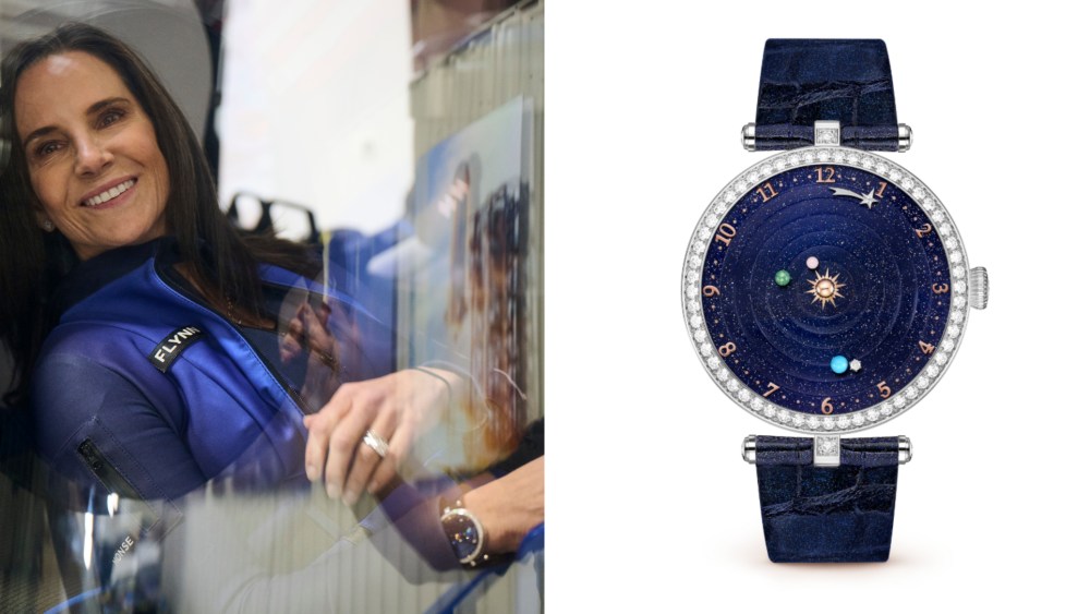 Kerianne Flynn's Lady Arpels Planétarium watch by Van Cleef & Arpels.