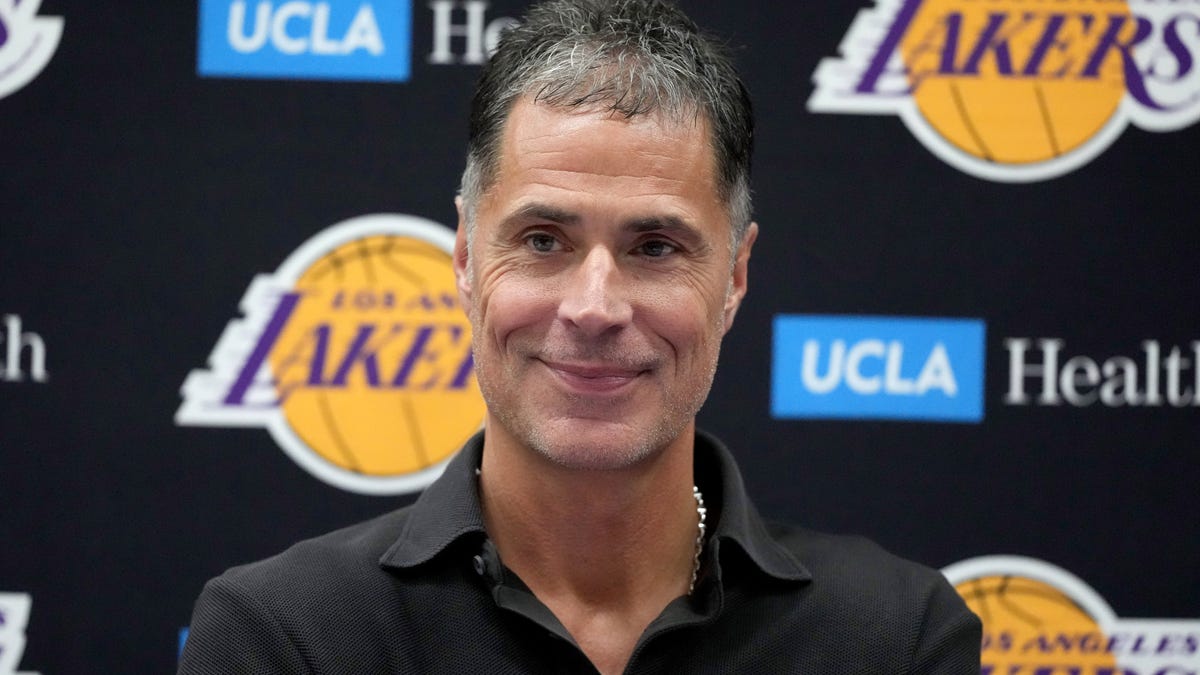 Lakers general manager Rob Pelinka has gotten a contract extension
