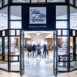 The entrance to the Saks men's store in Boston.