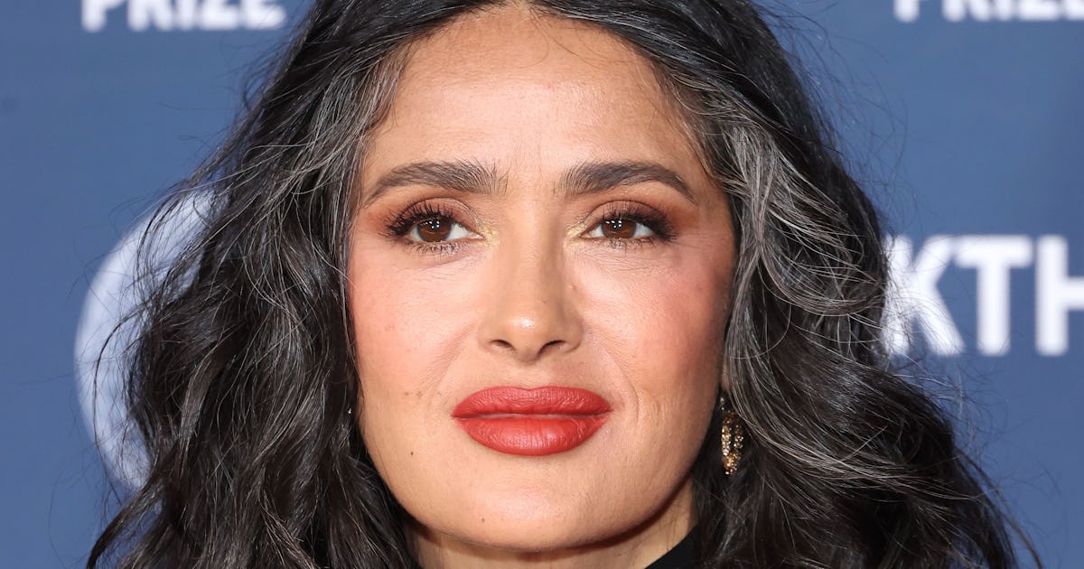Salma Hayek Pinault Talks Plastic Surgery, Self-Confidence, & More