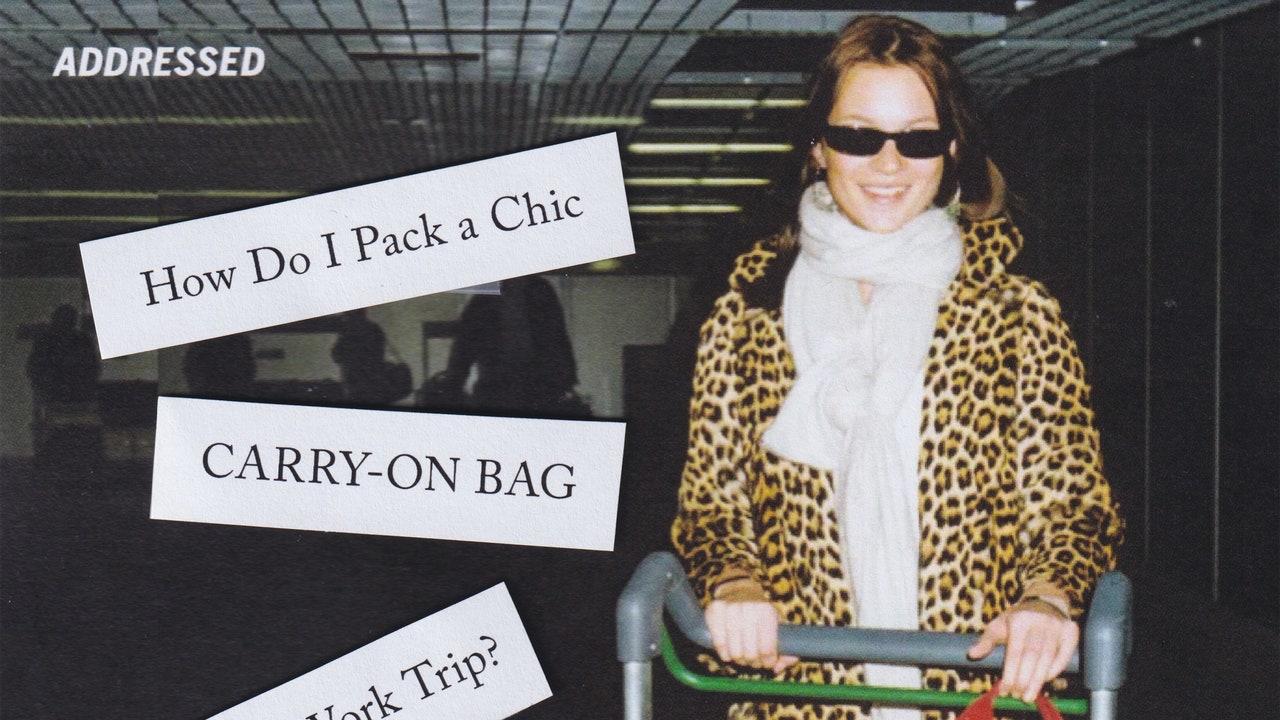 Addressed: How Do I Pack a Chic Carry-On Bag for a Work Trip?