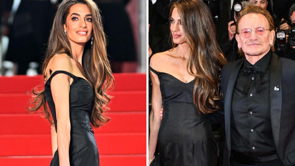 Amal Clooney Wows in Vintage Dior Dress With Bono at Cannes 2025