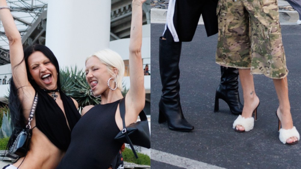 Amelia Gray Hamlin & Delilah Belle’s Shoes Dazzle at Kendrick Lamar Concert