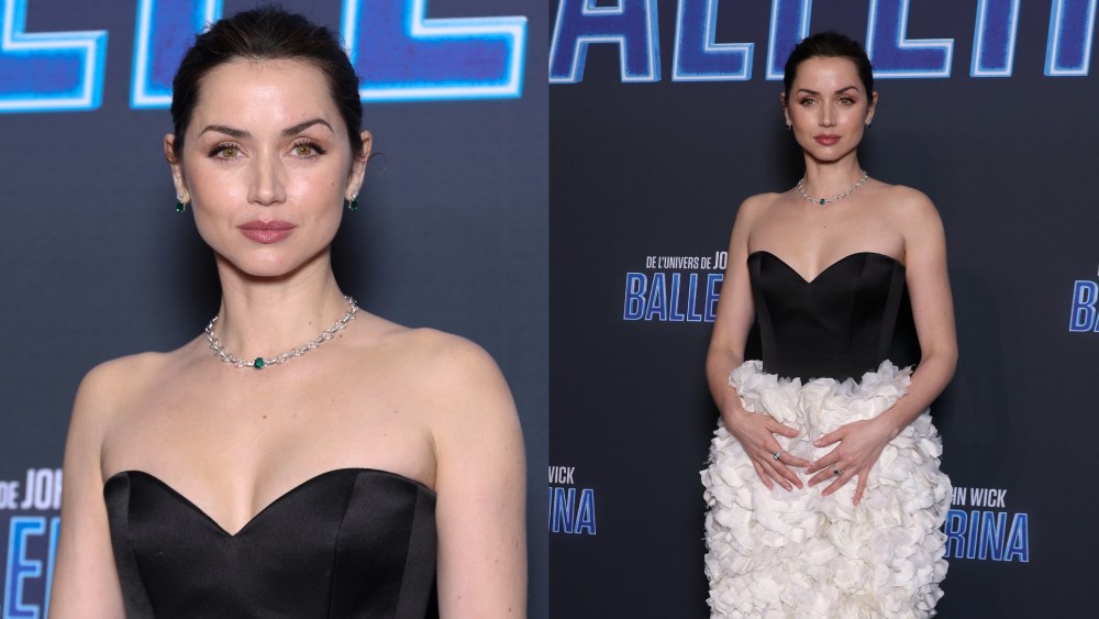 Ana de Armas Keeps Louis Vuitton Streak at ‘Ballerina’ Paris Premiere