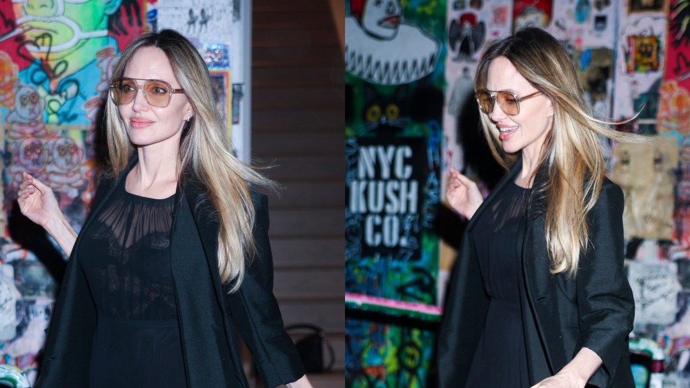 Angelina Jolie Marries Sheer Dressing & Minimalism at Atelier Jolie