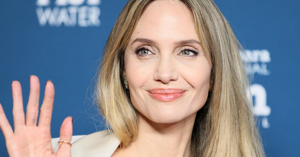 Angelina Jolie’s Sheer Little Black Dress Is So Lingerie-Inspired