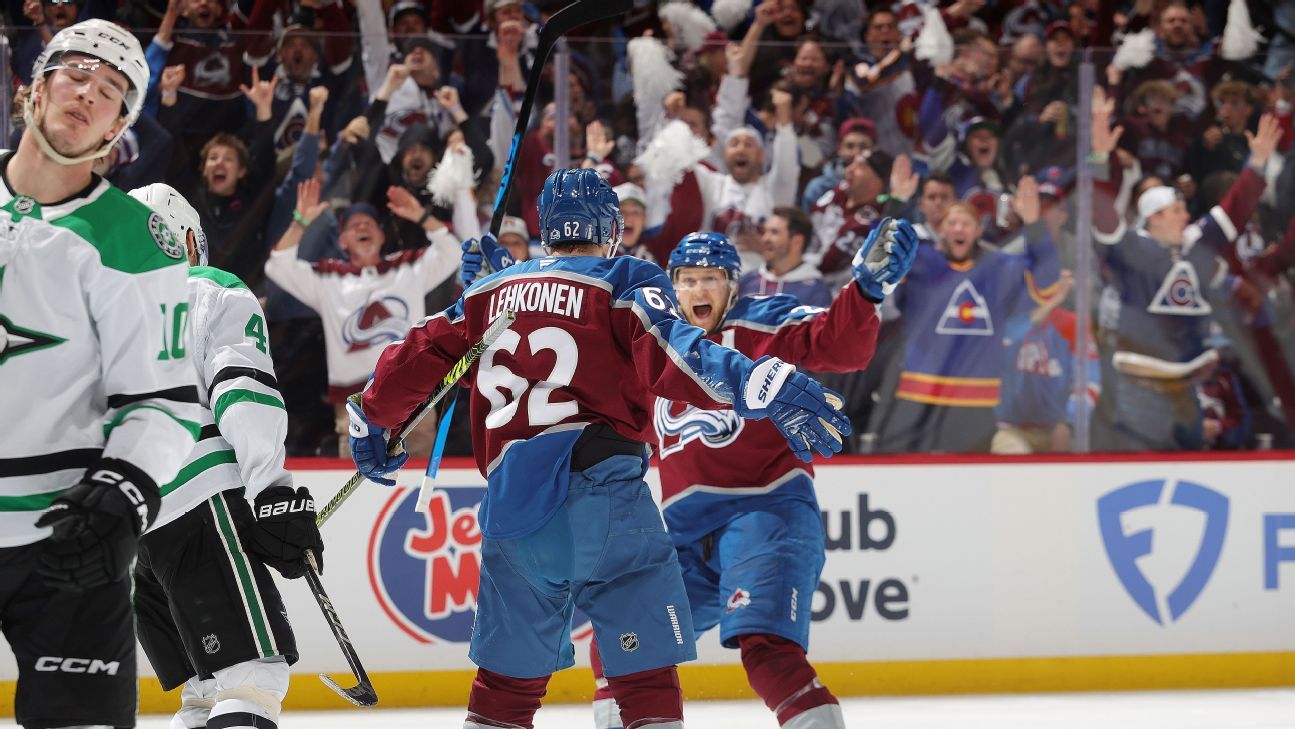 Avalanche take down Stars, force Game 7 of first-round series