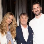 Kate and Kevin Love with Brunello Cucinelli.