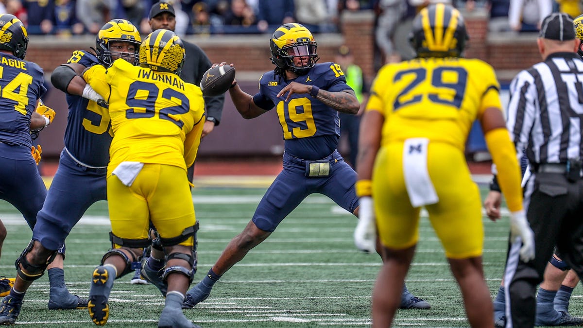 Bryce Underwood wowed Michigan defenders in 2025 spring ball