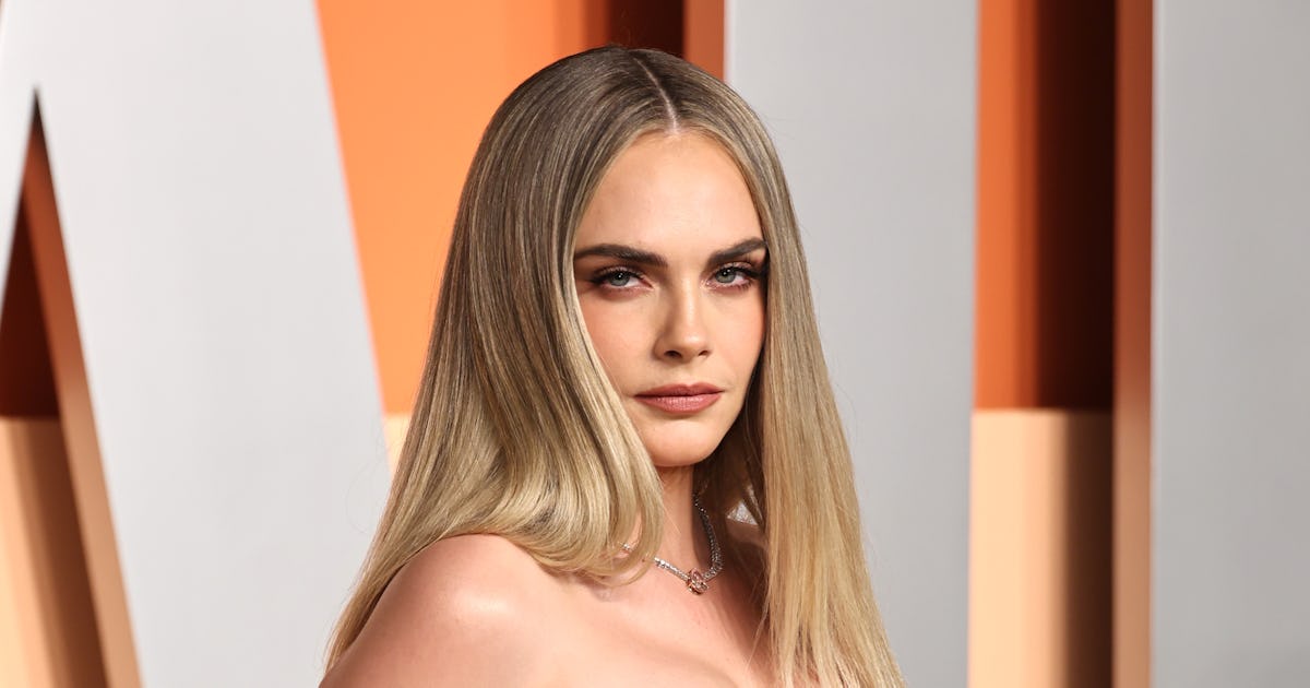 Cara Delevingne’s Underwear Was On Full Display In A Sheer Vintage Dress