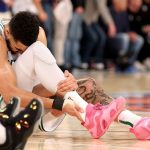 Celtics' Jayson Tatum carried off in Game 4 with leg injury