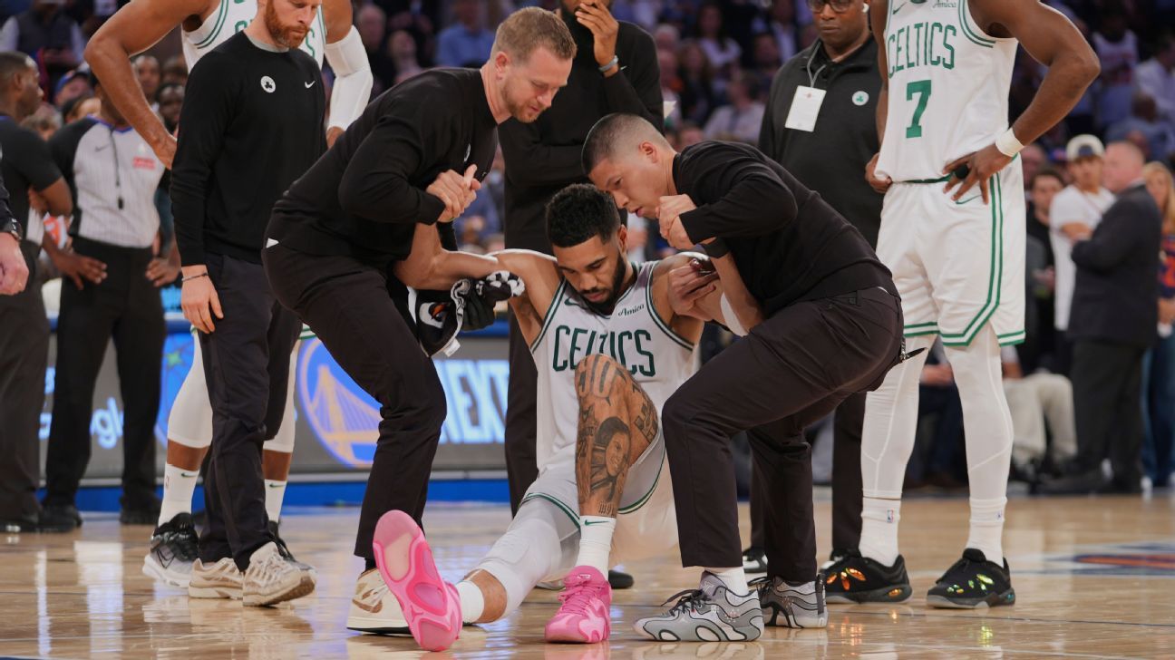 Celtics’ Jayson Tatum has surgery on ruptured right Achilles