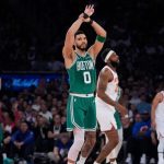 Celtics break out of slump, hit 20 3s to bury Knicks in Game 3