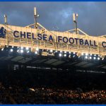 A view of Stamford Bridge.