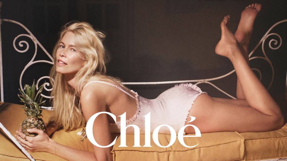 Claudia Schiffer Stars in Chloé Campaign for Its High Summer Capsule