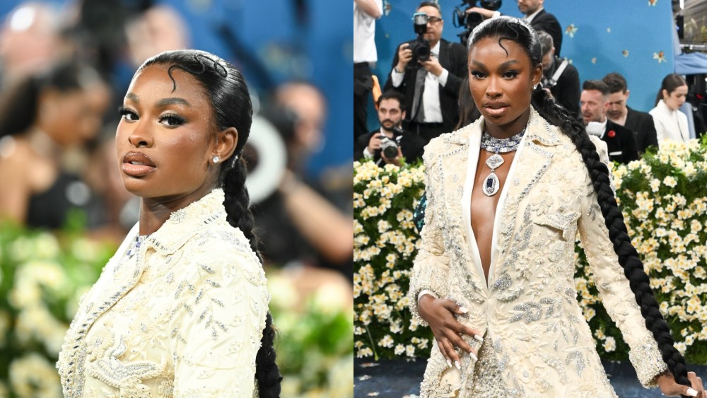 Coco Jones Wears Manish Malhorta for Met Gala 2025 Red Carpet
