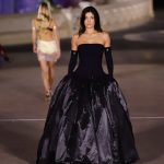 Kylie Jenner on the runway at Coperni's spring 2025 fashion show on Oct. 1 in Paris, Disney, princess