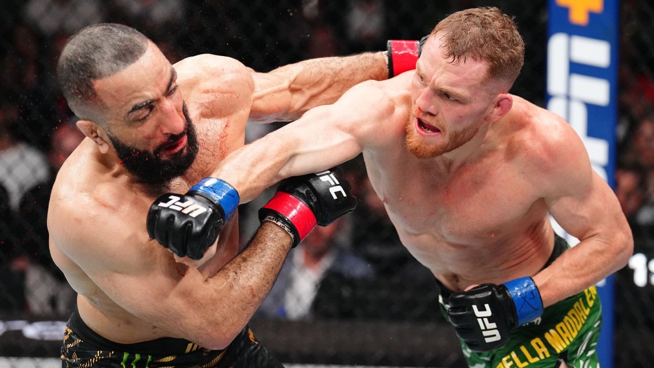 Della Maddalena outslugs Muhammad, wins title at UFC 315