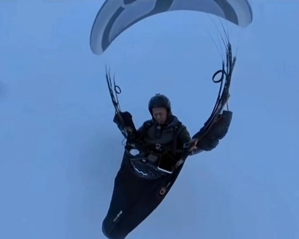 Doubts raised over Chinese paraglider’s claim of accidental 8,000-metre flight