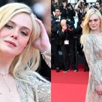 Elle Fanning at “The Mastermind” Premiere during The 78th Cannes Film Festival at Palais des Festivals on May 23, 2025 in Cannes, France.