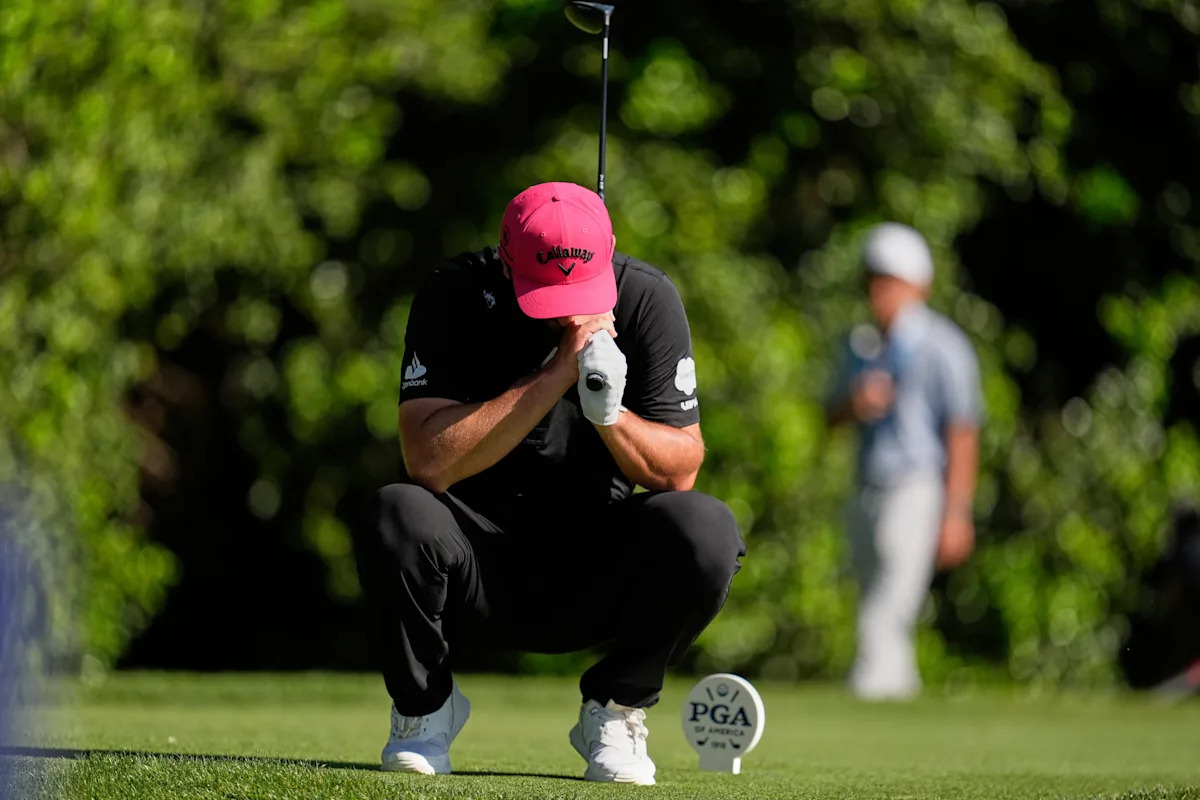 ‘Embarrassed’ Jon Rahm struggles to keep final-round collapse at PGA Championship in perspective