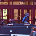 CONNECTICUT, UNITED STATES - MAY 27: Local, state and federal agencies work at the crime scene at Brass Mill Center Mall on Union Street where five people were shot in a mass shooting in Waterbury, Connecticut, United States on May 27, 2025. At around 4:40 PM the mass shooting took place, it started as a conflict that escalated which led to a suspected man in his 20s to open fire. There are currently no suspects in custody. (Photo by Kyle Mazza/Anadolu via Getty Images)