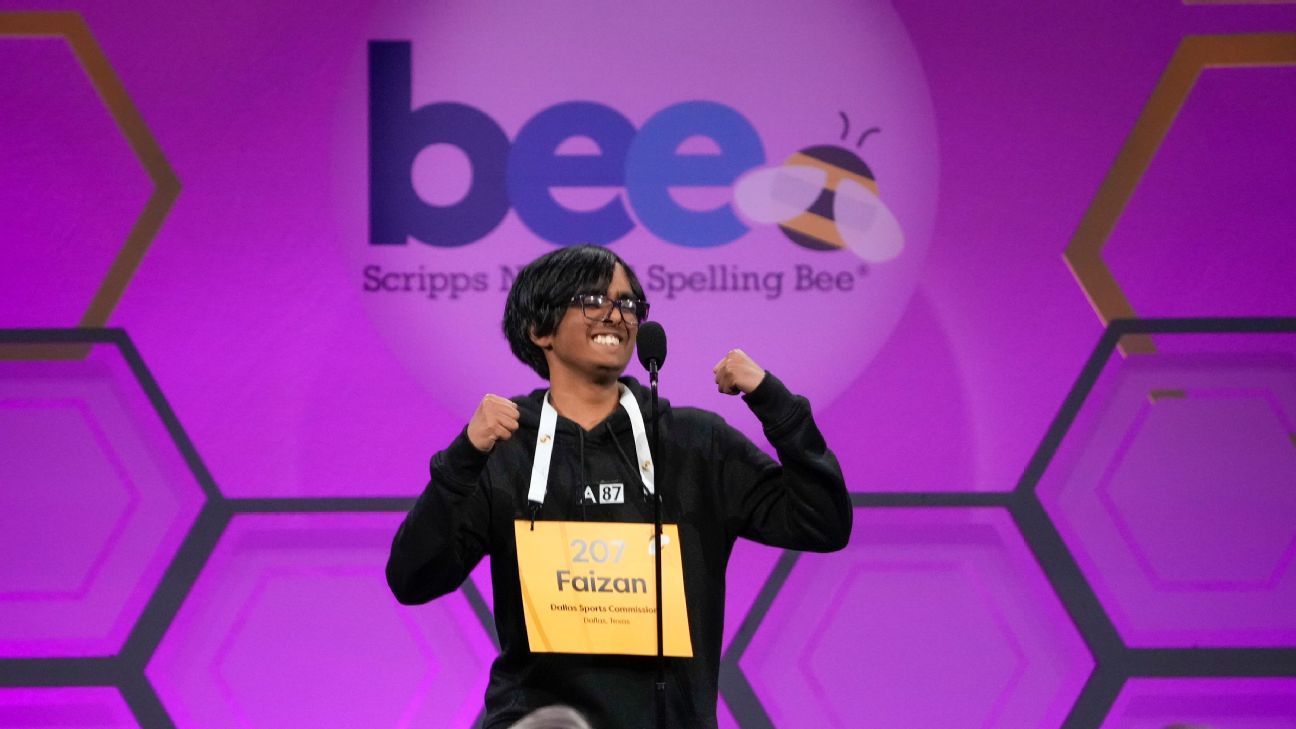 Faizan Zaki rebounds to win Scripps National Spelling Bee
