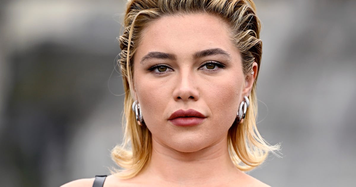 Florence Pugh’s Leather Loewe Dress Went Viral For Its Back Cutouts