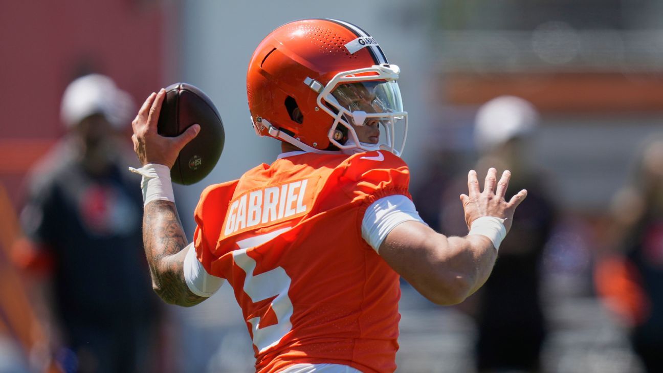 Gabriel embracing addition of Sanders to Browns’ QB competition