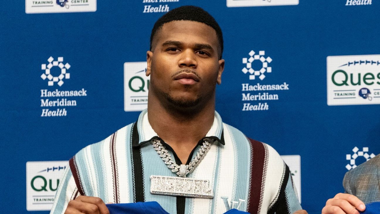 Giants top pick Abdul Carter opts for No. 51 after jersey search