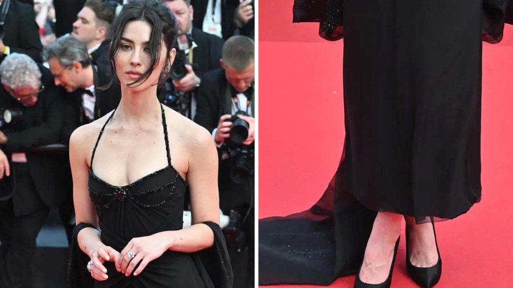 Gracie Abrams Wears Chanel Pumps and Beaded Bow Gown at Cannes 2025