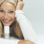 Gwyneth Paltrow and a Goop Beauty product.