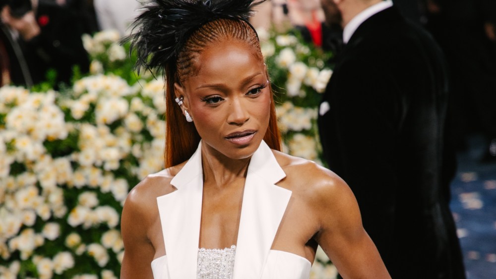 Keke Palmer at the 2025 Met Gala Celebrating "Superfine: Tailoring Black Style" held at the Metropolitan Museum of Art on May 5, 2025 in New York, New York.