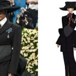 Rihanna in Marc Jacobs at the 2025 Met Gala.