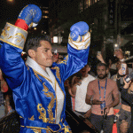 Inside the day boxing took over New York's Times Square