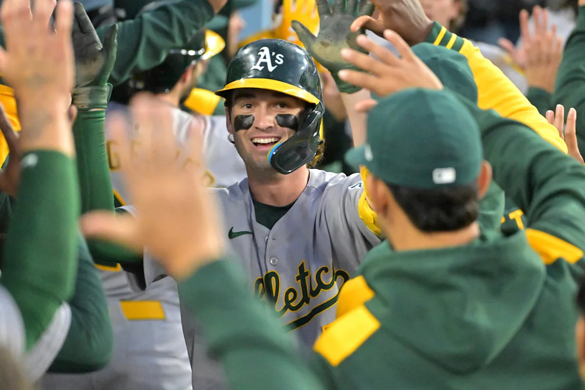 Jacob Wilson comes home to Los Angeles and leads Athletics’ 18-hit attack in 11-1 rout of Dodgers