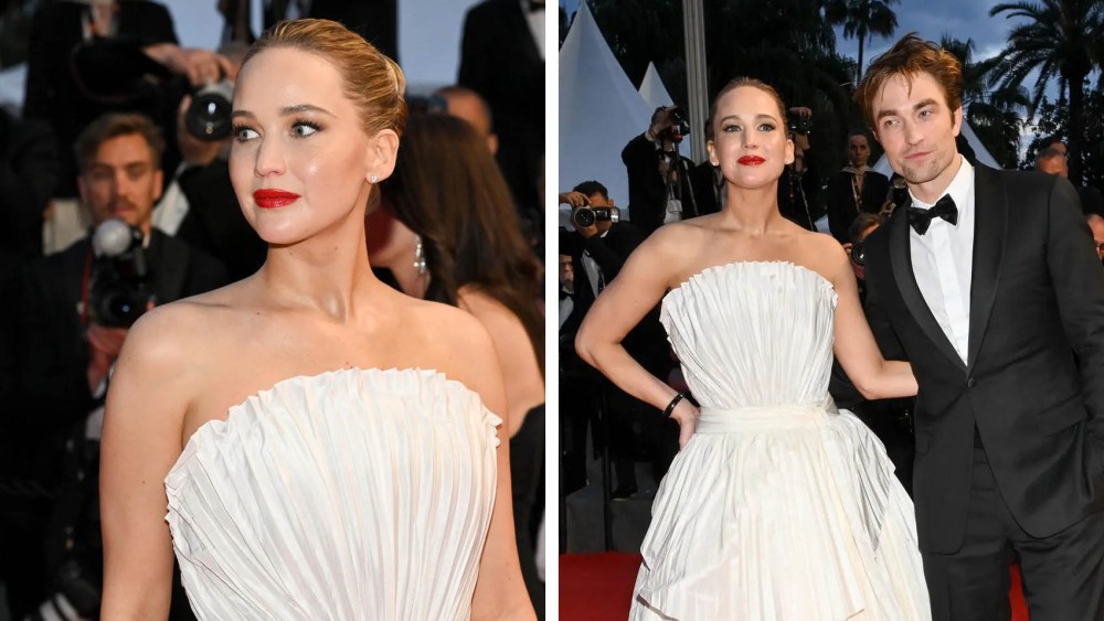 Jennifer Lawrence Wears Dior’s Historic ‘Fan’ Dress at Cannes 2025 at ‘Die, My Love’ Premiere