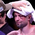 Josh Taylor reacts following defeat against Ekow Essuman (not pictured) in the WBO Global Welterweight bout at the OVO Hydro, Glasgow. Picture date: Saturday May 24, 2025.