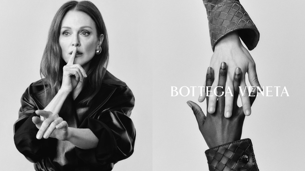 Julianne Moore, Stray Kids’ I.N Front Bottega Veneta Intrecciato Campaign