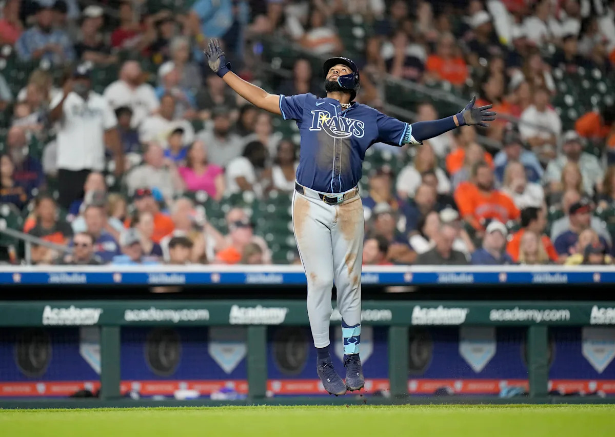 Junior Caminero’s 6 RBIs power Rays past Astros, ending Houston’s 4-game win streak
