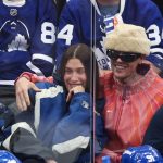 Justin and Hailey Bieber Had a Cozy, Extremely Canadian Date Night Out at a Toronto Maple Leafs Game