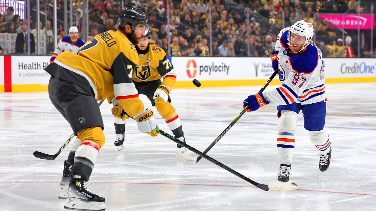 Kapanen’s OT goal sends Oilers past Golden Knights into West finals