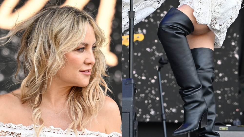 Kate Hudson Brings Thigh-High Glam to BottleRock in Jimmy Choo Boots