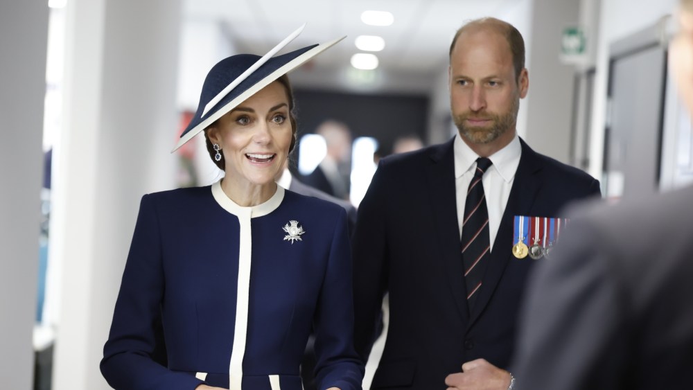 Kate Middleton Goes Nautical in Recycled Suzannah London Coatdress