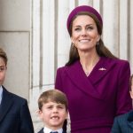 Kate Middleton Swaps Skinny Jeans for Royal Purple on the 80th Anniversary of VE Day