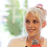 CANNES, FRANCE - MAY 16: Kristen Stewart speaks at The Breaking Through The Lens Event at Hyde Beach by Campari during Cannes Film Festival on May 16, 2025 in Cannes, France. (Photo by Victor Boyko/Getty Images for Breaking Through The Lens)