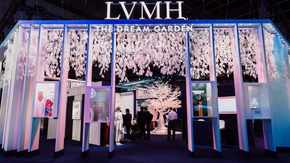 The LVMH "The Dream Garden" stand at VivaTech.