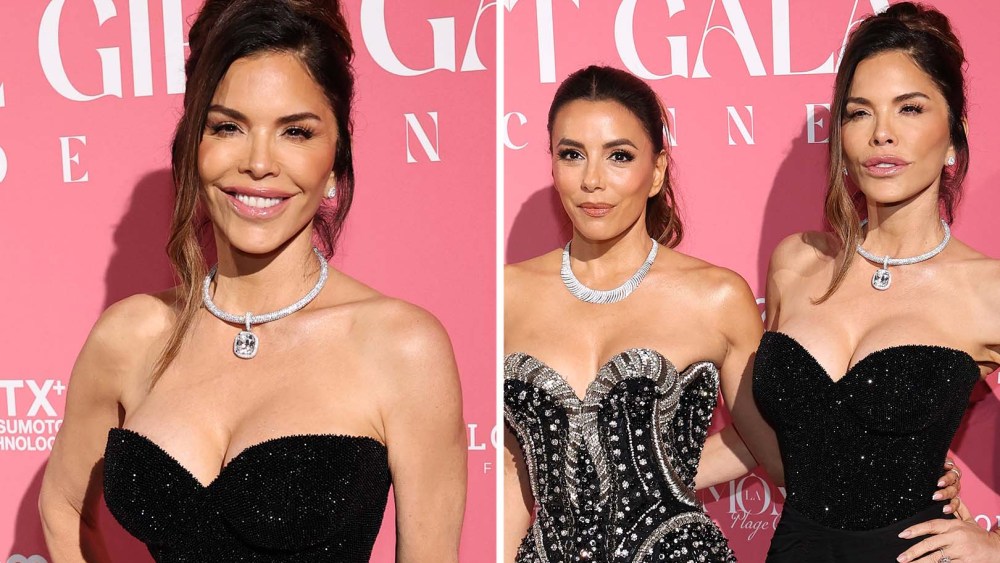 Lauren Sanchez Wears Strapless Black Gown at Cannes Global Gift Gala