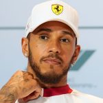 Ferrari driver Lewis Hamilton of Britain participates in a drivers' press conference ahead of the Formula One Miami Grand Prix auto race, Thursday, May 1, 2025, in Miami Gardens, Fla. (AP Photo/Rebecca Blackwell)